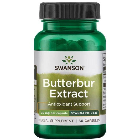 Swanson: Butterbur Extract, 75mg - 60 caps