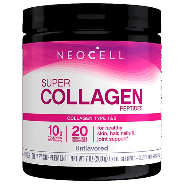 NeoCell: Super Collagen Peptides Type 1 & 3, Unflavored - 200g