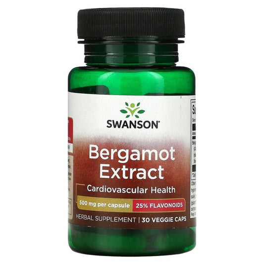 Swanson: Bergamot Extract, 500mg - 30 vcaps