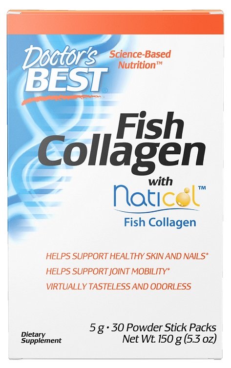 Doctor's Best: Fish Collagen with Naticol Fish Collagen - 30 stick packs