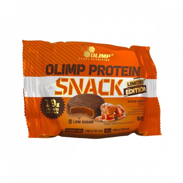 Olimp Nutrition: Protein Snack, Salted Caramel (Limited Edition) - 12 x 60g