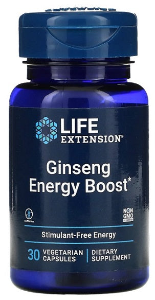 Life Extension: Ginseng Energy Boost - 30 vcaps