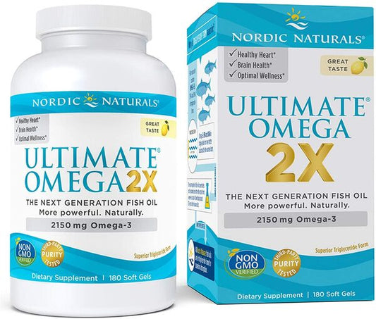 Nordic Naturals: Ultimate Omega 2X, 2150mg Lemon - 180 softgels