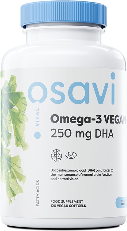 Osavi: Omega-3 Vegan, 250mg DHA - 120 vegan softgels