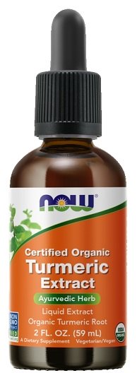 NOW Foods: Turmeric Extract Liquid, Organic - 59 ml.