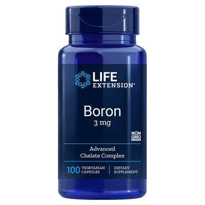 Life Extension: Boron, 3mg - 100 vcaps