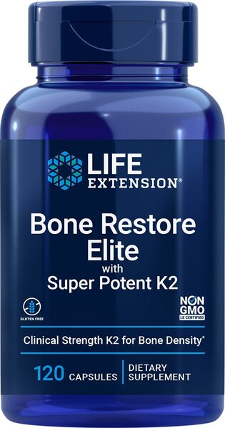 Life Extension: Bone Restore Elite with Super Potenet K2 - 120 caps