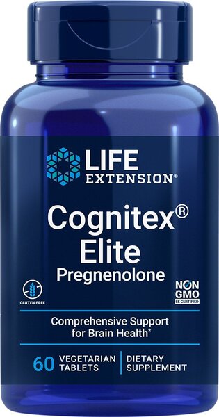 Life Extension: Cognitex Elite Pregnenolone - 60 vegeterian tabs