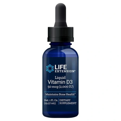 Life Extension: Liquid Vitamin D3, 50mcg - 29 ml.