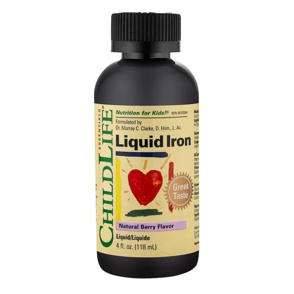 Child Life: Liquid Iron, Natural Berry - 118 ml.