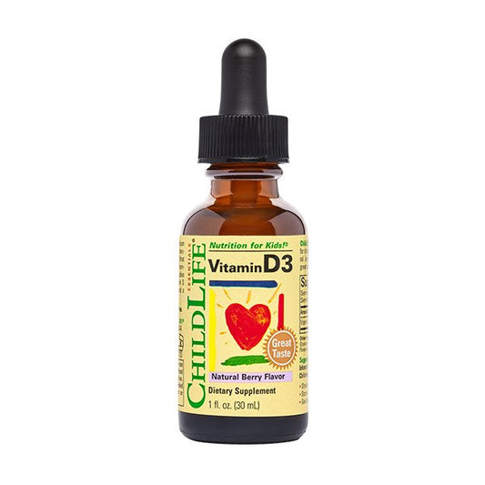 Child Life: Vitamin D3, Natural Berry - 30 ml.