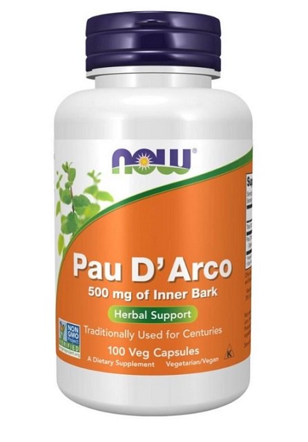 NOW Foods: Pau D'Arco, 500mg - 100 vcaps