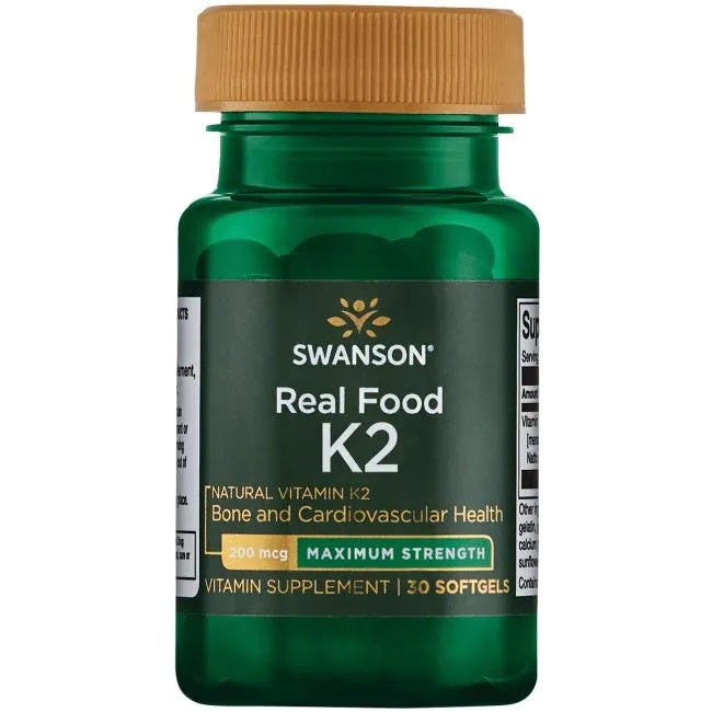 Swanson: Vitamin K-2 - Natural, 200mcg - 30 softgels