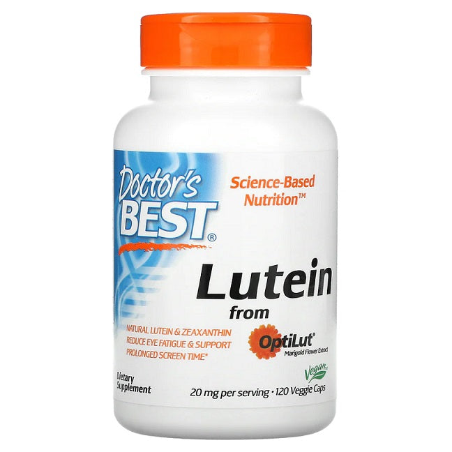 Doctor's Best: Lutein from OptiLut, 10mg - 120 vcaps