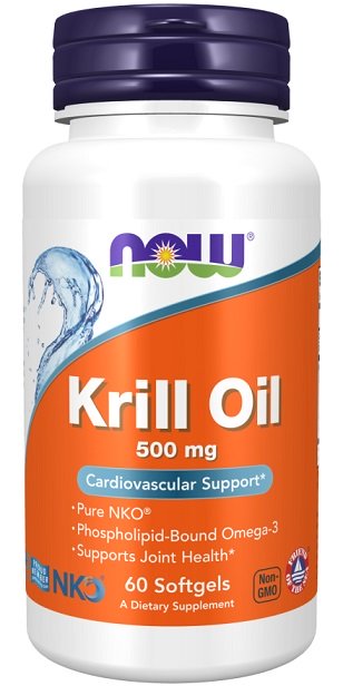 NOW Foods: Krill Oil, 500mg - 60 softgels