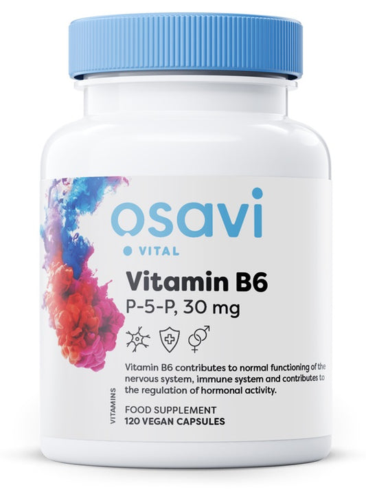 Osavi: Vitamin B6 - P-5-P, 30mg - 120 vegan caps