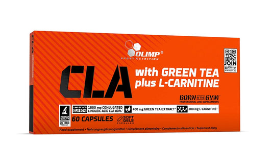 Olimp Nutrition: CLA with Green Tea plus L-Carnitine - 60 caps