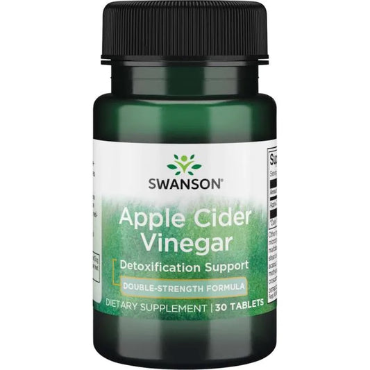 Swanson: Apple Cider Vinegar, 200mg Double-Strength - 30 tablets