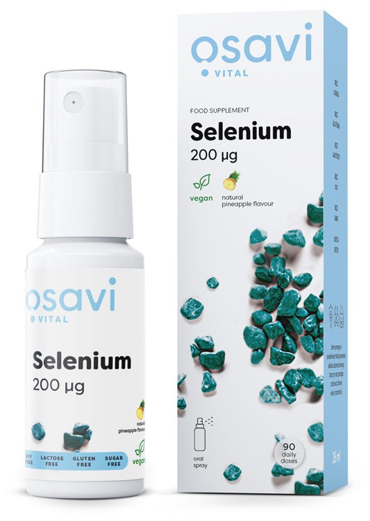 Osavi: Selenium Oral Spray, 200mcg (Pineapple) - 26 ml.