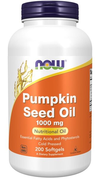 NOW Foods: Pumpkin Seed Oil, 1000mg - 200 softgels