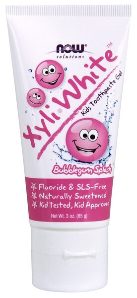 NOW Foods: XyliWhite Kids, Bubblegum Splash - 85g