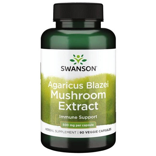 Swanson: Agaricus Blazei Mushroom Extract, 500mg - 90 vcaps