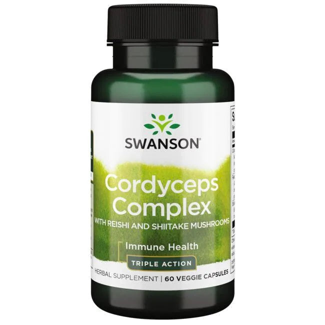 Swanson: Cordyceps Complex with Reishi and Shiitake Mushrooms - 60 vcaps