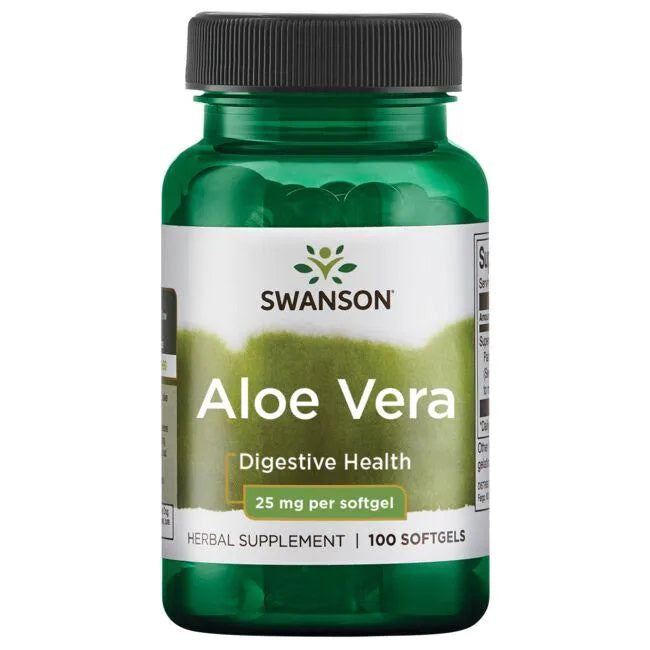 Swanson: Aloe Vera, 25mg - 100 softgels