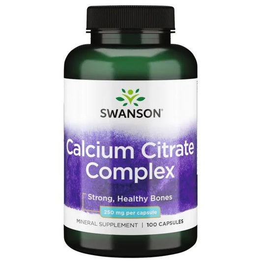 Swanson: Calcium Citrate Complex, 250mg - 100 caps