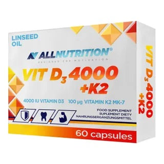 Allnutrition: Vit D3 4000 + K2 - 60 caps