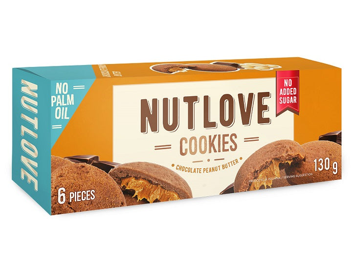 Allnutrition: Nutlove Cookies, Chocolate Peanut Butter - 6 cookies