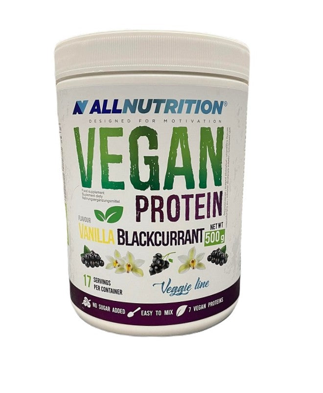 Allnutrition: Vegan Protein, Vanilla Blackcurrant - 500g