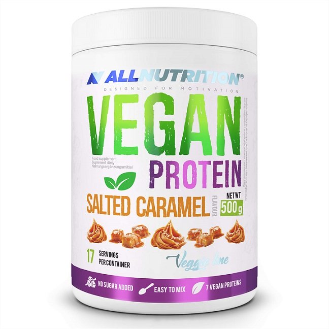 Allnutrition: Vegan Protein, Salted Caramel - 500g