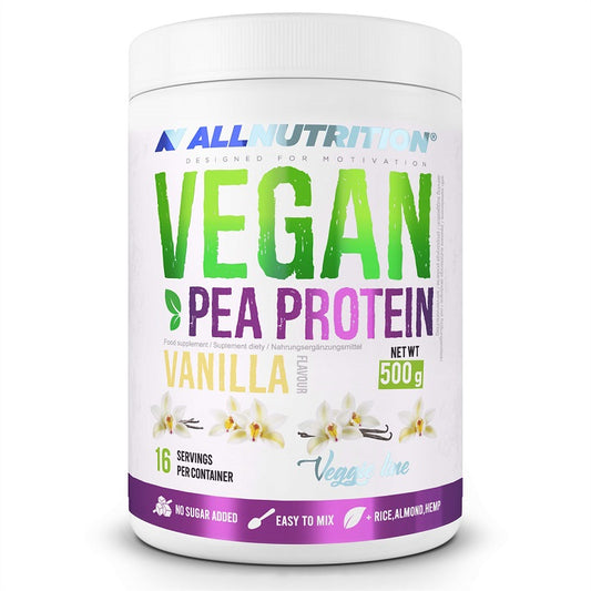 Allnutrition: Vegan Pea Protein, Vanilla - 500g