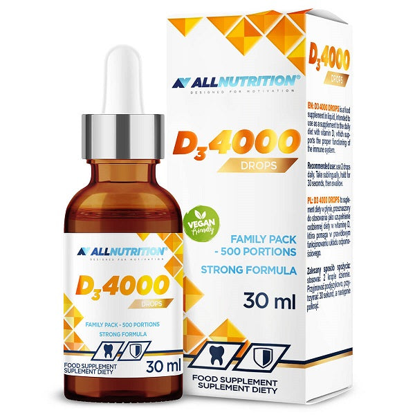 Allnutrition: Vit D3 4000 Drops - 30 ml.