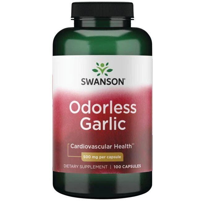 Swanson: Odorless Garlic, 500mg - 100 caps