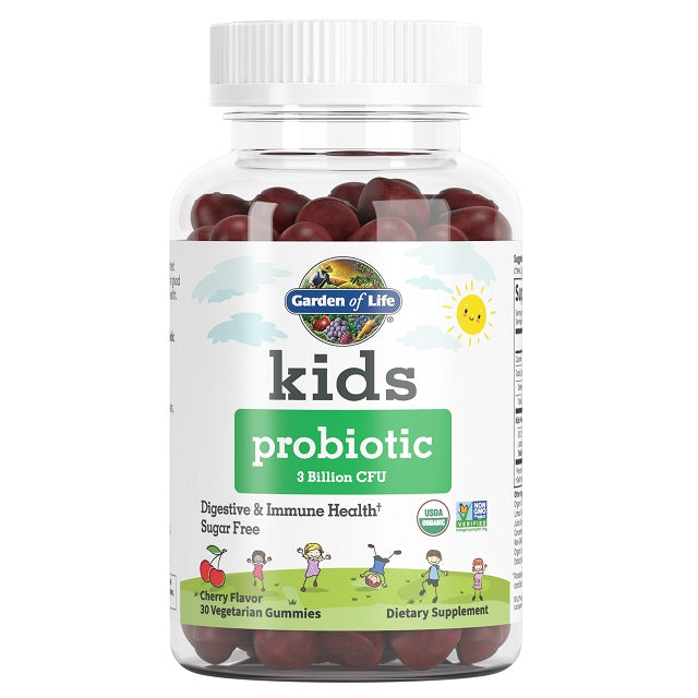 Garden of Life: Kids Probiotic, 3 Billion CFU (Cherry) - 30 gummies