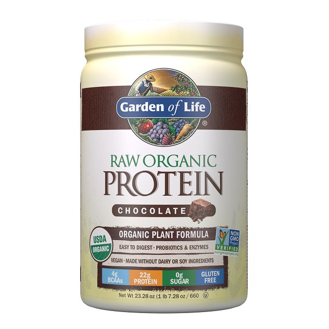 Garden of Life: Raw Organic Protein, Chocolate - 660g