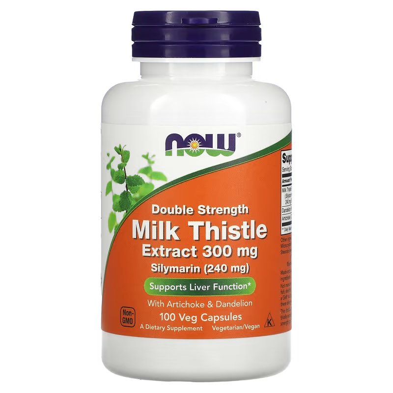 NOW Foods: Milk Thistle Extract with Artichoke & Dandelion, 300mg Double Strength - 100 vcaps