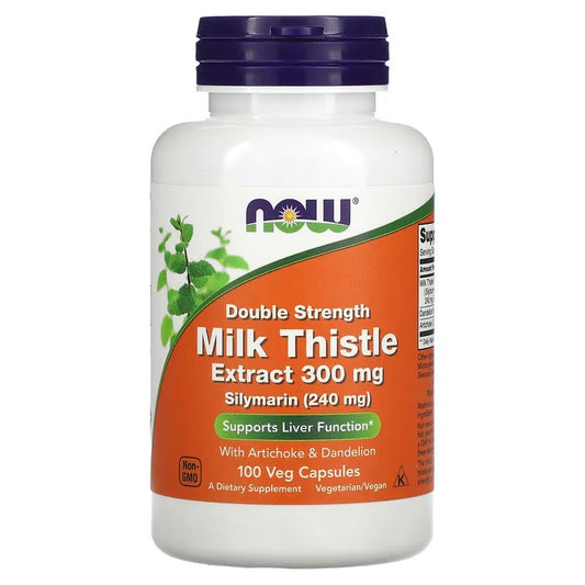 NOW Foods: Milk Thistle Extract with Artichoke & Dandelion, 300mg Double Strength - 100 vcaps