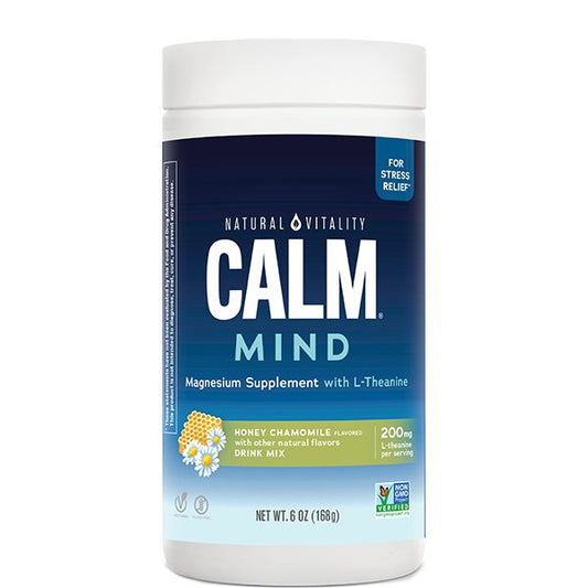 Natural Vitality: Calm Mind, Honey Chamomile - 168g