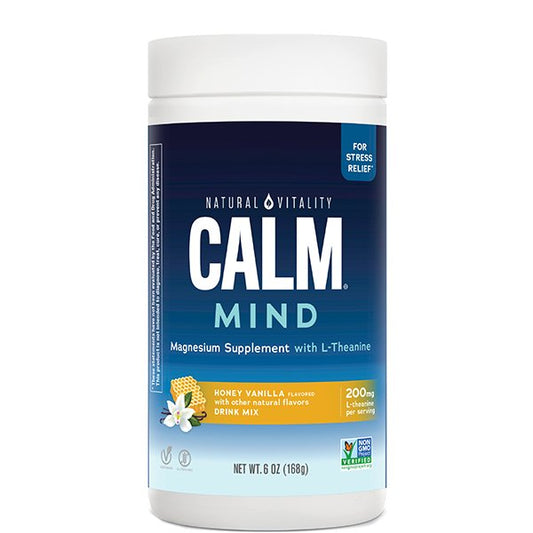 Natural Vitality: Calm Mind, Honey Vanilla - 168g