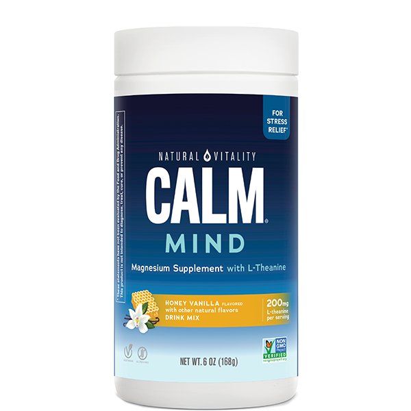 Natural Vitality: Calm Mind, Honey Vanilla - 168g