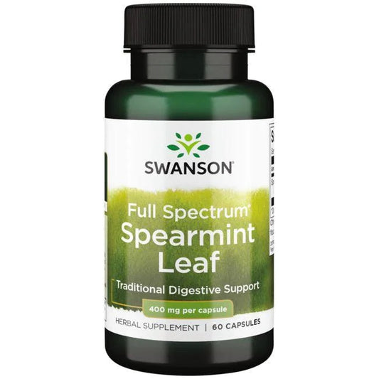 Swanson: Full Spectrum Spearmint Leaf, 400mg - 60 caps