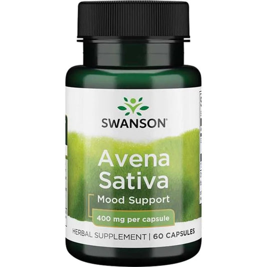 Swanson: Avena Sativa, 400mg - 60 caps