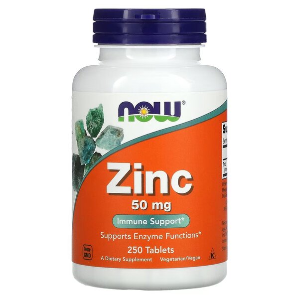 NOW Foods: Zinc, 50mg - 250 tabs