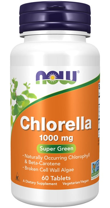 NOW Foods: Chlorella, 1000mg - 60 tabs