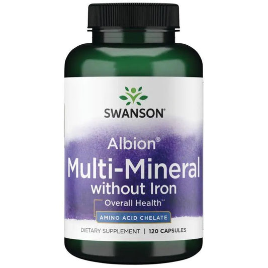 Swanson: Albion Multi-Mineral without Iron - 120 caps