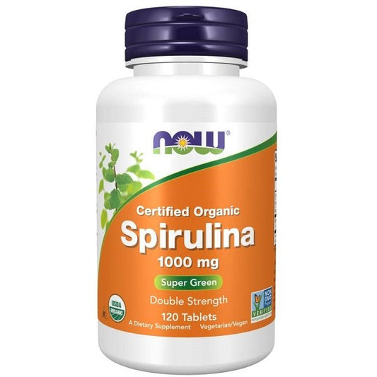 NOW Foods: Spirulina Organic, 1000mg - 120 tabs