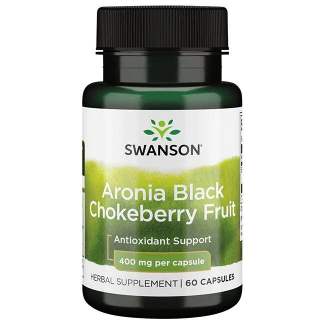 Swanson: Aronia Black Chokeberry Fruit, 400mg - 60 caps